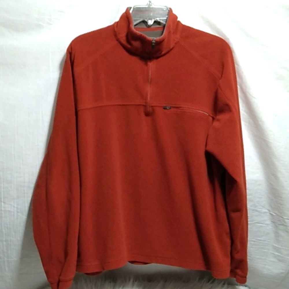 (D-6) L.L. Bean Half Zip Sweater Sz.L Gently Worn